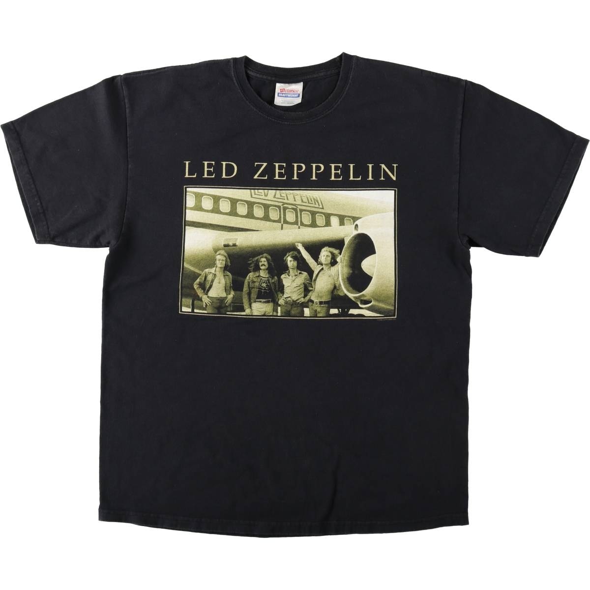 古着 00年代 ヘインズ Hanes HEAVYWEIGHT LED ZEPPELIN レッドツェッペリン バンドTシャツ バンT メンズL相当/eaa646845