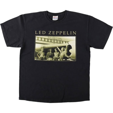 古着 00年代 ヘインズ Hanes HEAVYWEIGHT LED ZEPPELIN レッドツェッペリン バンドTシャツ バンT メンズL相当/eaa646845