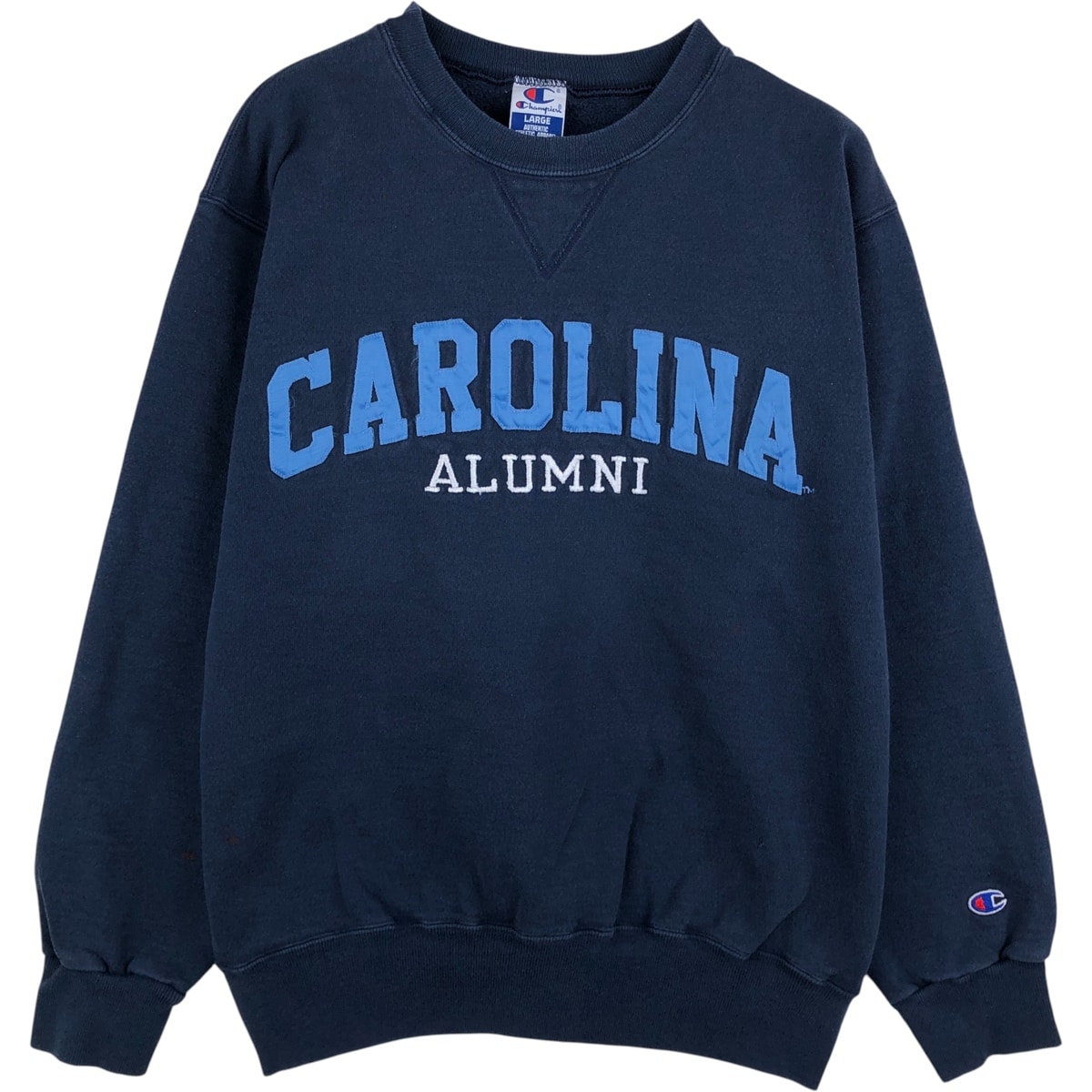 古着 90年代 チャンピオン Champion AUTHENTIC ATHLETIC APPAREL NORTH CAROLINA ノースカロライナ大学カレッジスウェットシャツ トレーナー メンズL相当 ヴィンテージ/eaa615140