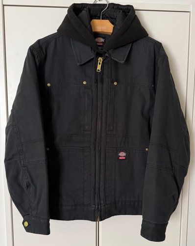 Supreme x Dickies Hooded Work Jacket "Black"