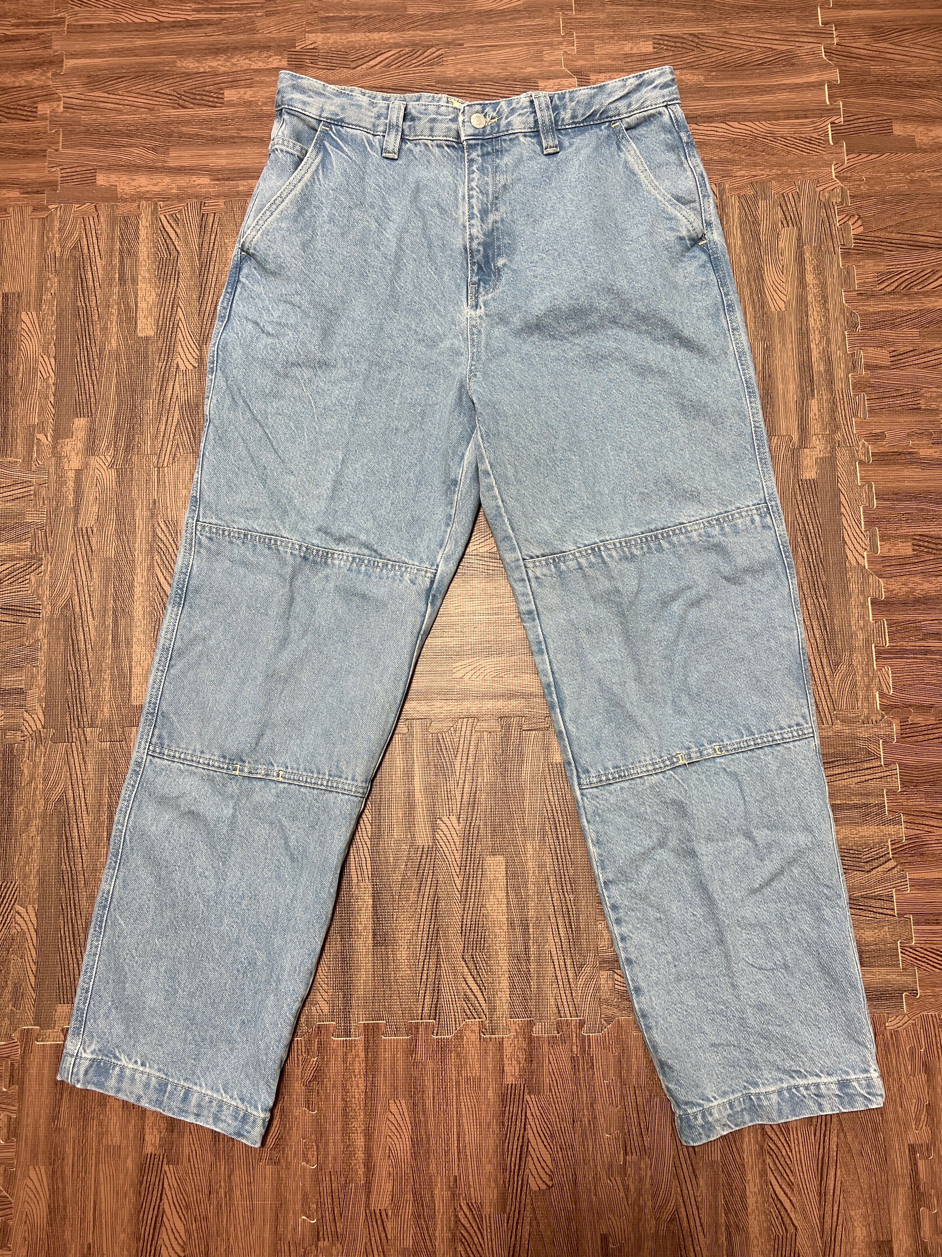 Stussy DENIM DOUBLE KNEE PANT "Stone Wash"