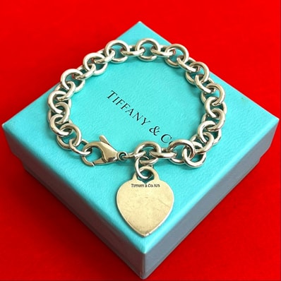 TIFFANY&Co. ティファニー ハートタグ シルバー925 ブレスレット シルバー
23271