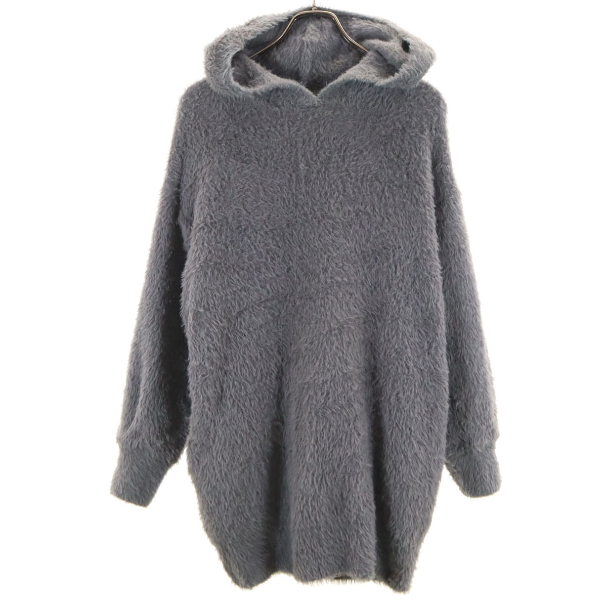 gelato pique ジェラートピケ 2020 Halloween限定 長袖 ネコモコビッグ パーカー F グレー ルームウェア