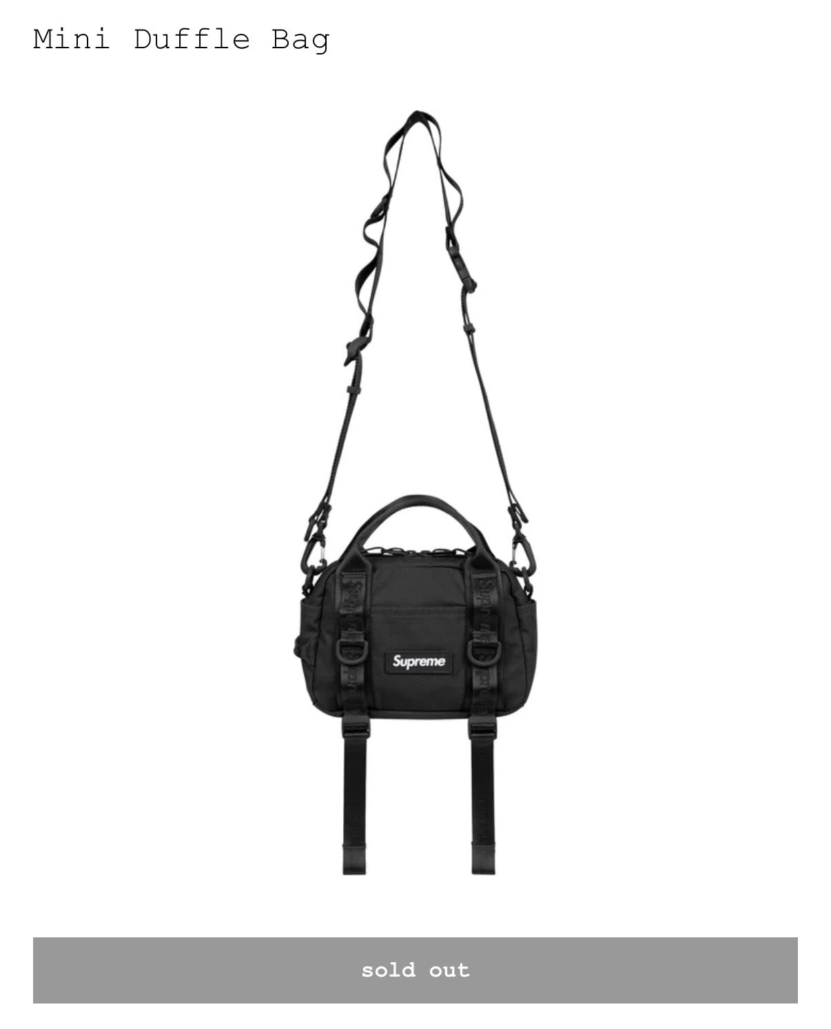 Supreme x The North Face Leather Shoulder Bag 