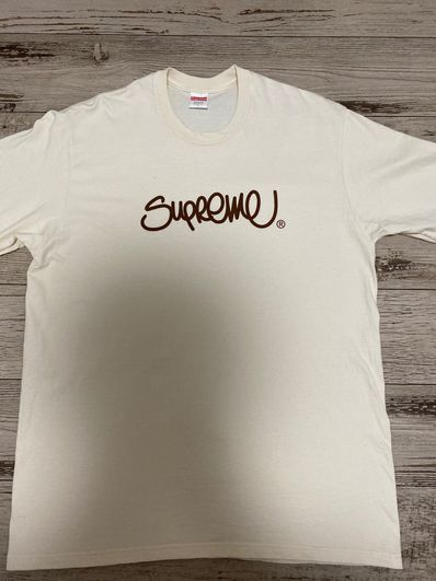 Supreme Handstyle Tee "Natural"