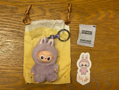 POP MART THE MONSTERS (LABUBU) Pin for Love Series-Vinyl Plush Pendant (A-M) M