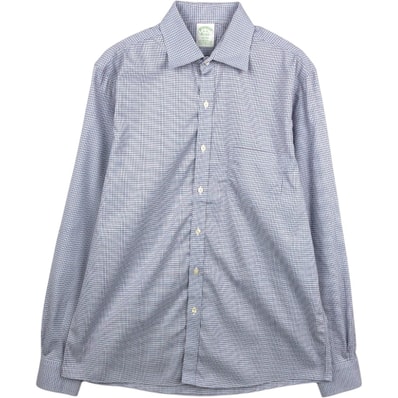 古着 ブルックスブラザーズ Brooks Brothers Est.1818 MILANO 長袖 コットンチェックシャツ メンズL相当/eaa662565