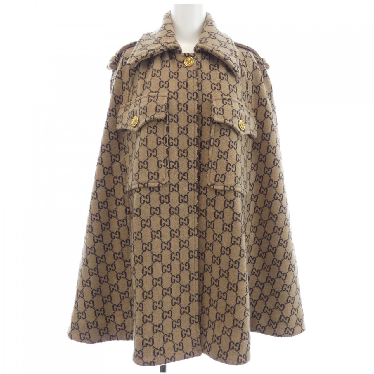 グッチ GUCCI GGウールケープ GGパターン 610488 XKA5U ケープ