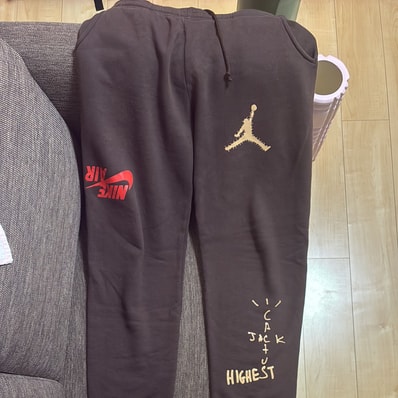 Air Jordan x Travis Cactus Jack Highest Sweatpant "Brown"
