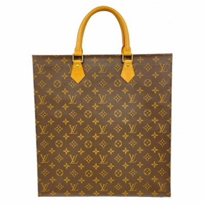 【6dd4974】ルイヴィトン トートバッグ モノグラム サックプラ M51140 ブラウン【中古】レディース