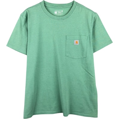 古着 カーハート Carhartt Loose Fit 半袖 ワンポイントロゴポケットTシャツ レディースL相当/eaa649783