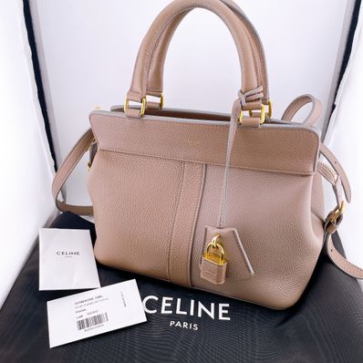CELINE Small Cabas de France in Grained Calfskin "Pebble"