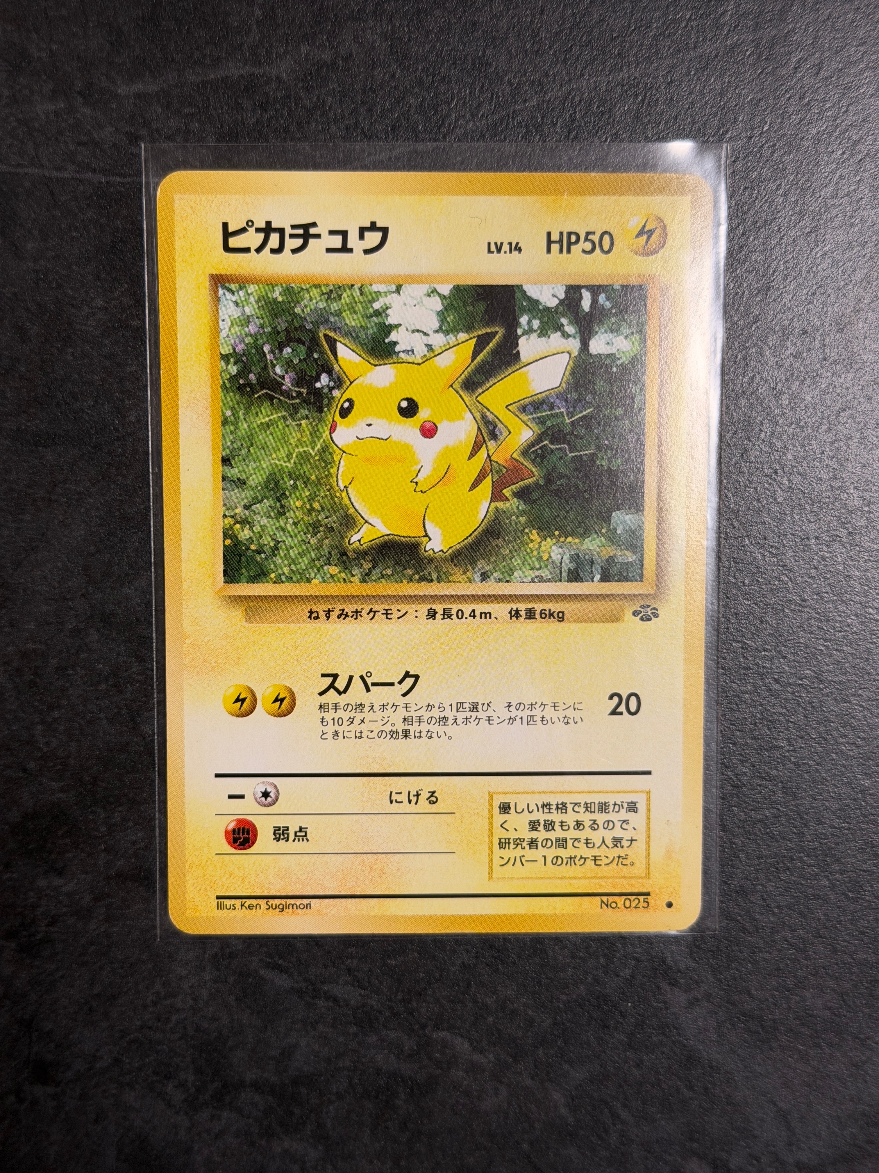 ピカチュウ ○ : 旧裏 [PMCG2 No.025](拡張パック「ポケモンジャングル