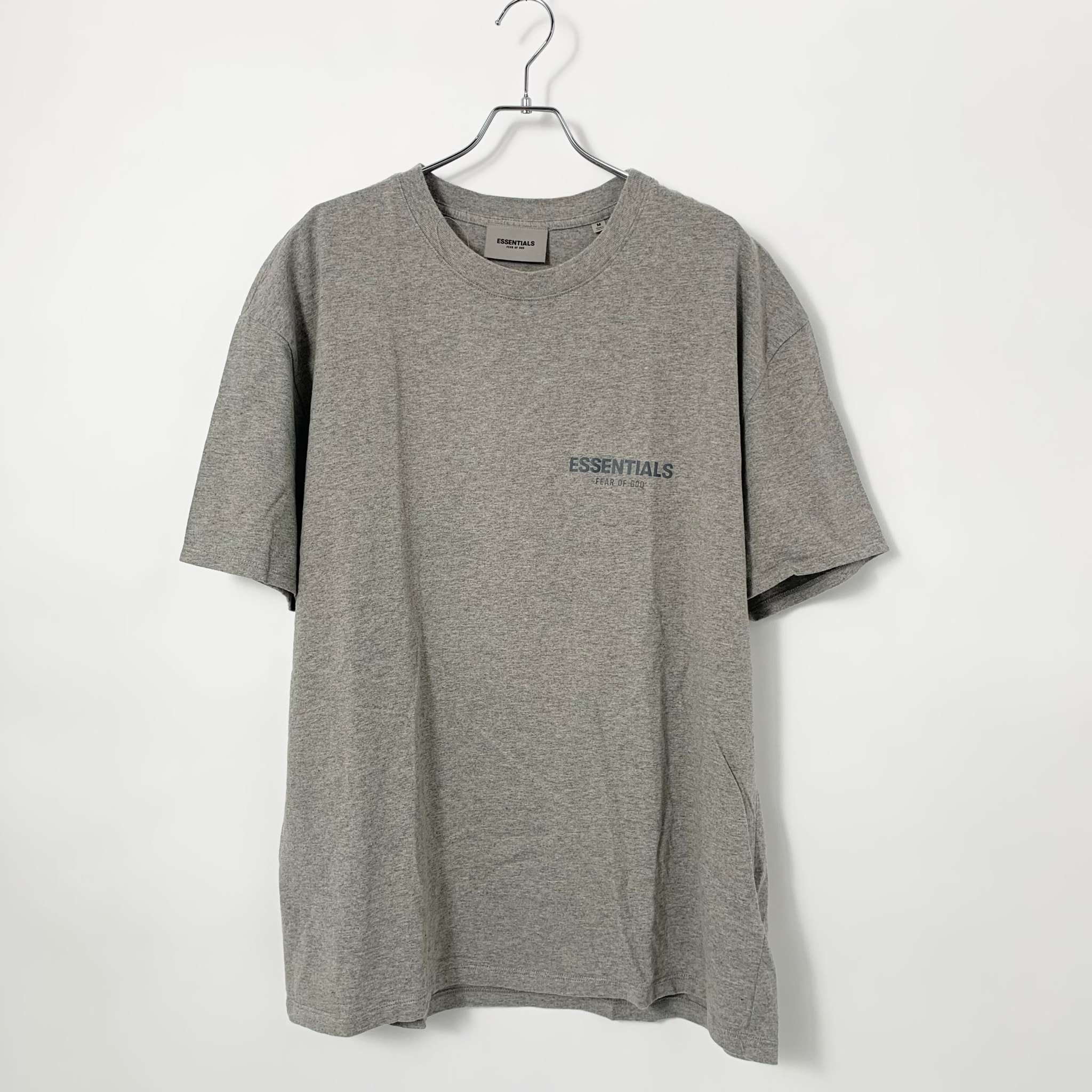 FEAR OF GOD ESSENTIALS Point Logo T-Shirt "Dark Oatmeal"