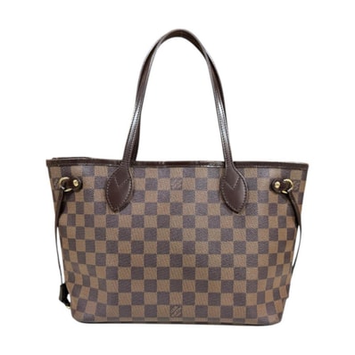 ルイヴィトン ネヴァーフルPM ダミエ トートバッグ ダミエキャンバス N51109 ブラウン レディース LOUIS VUITTON 中古