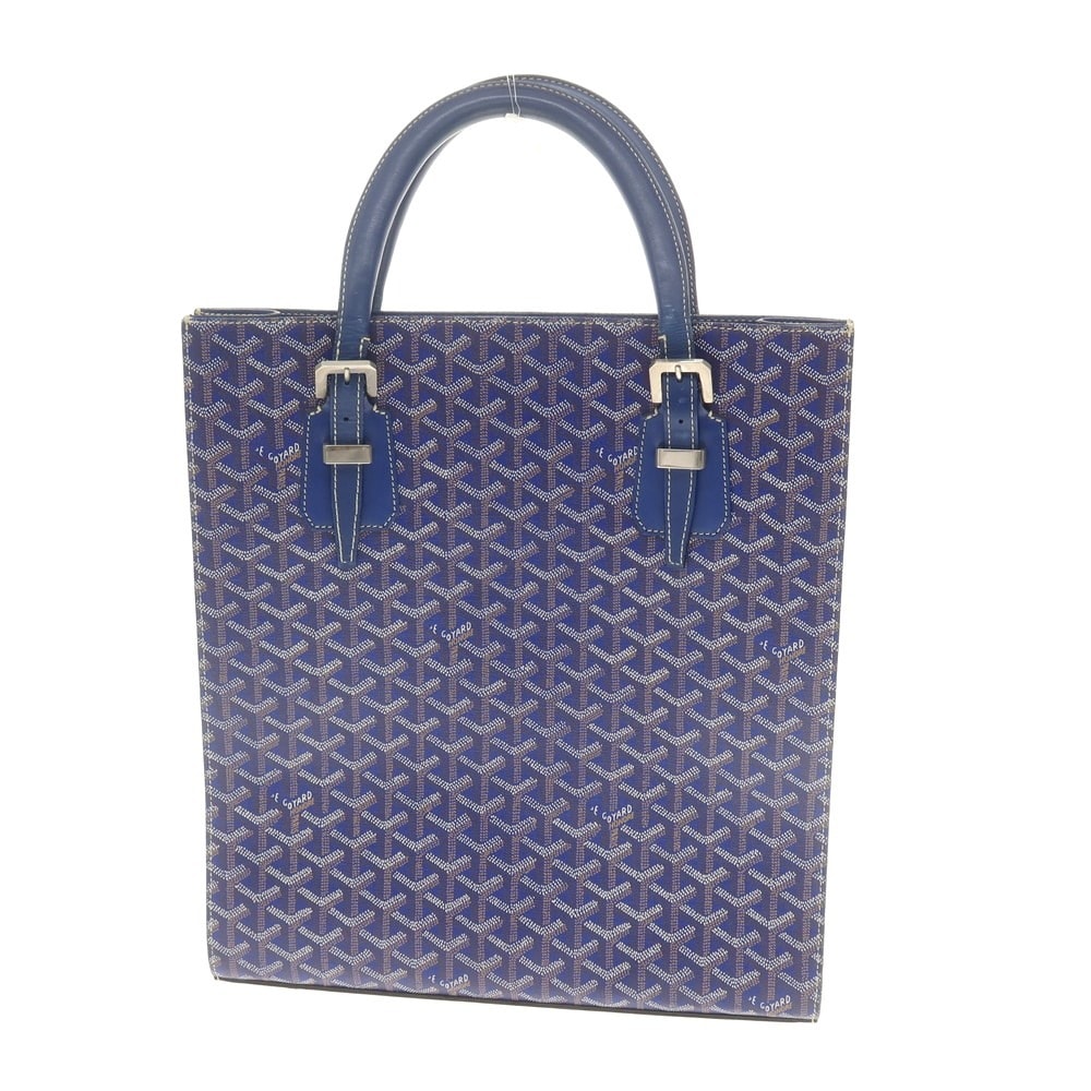 【中古】ゴヤール GOYARD コモールGM トートバッグ ブルー【W34xH38xD8】【ユニセックス】