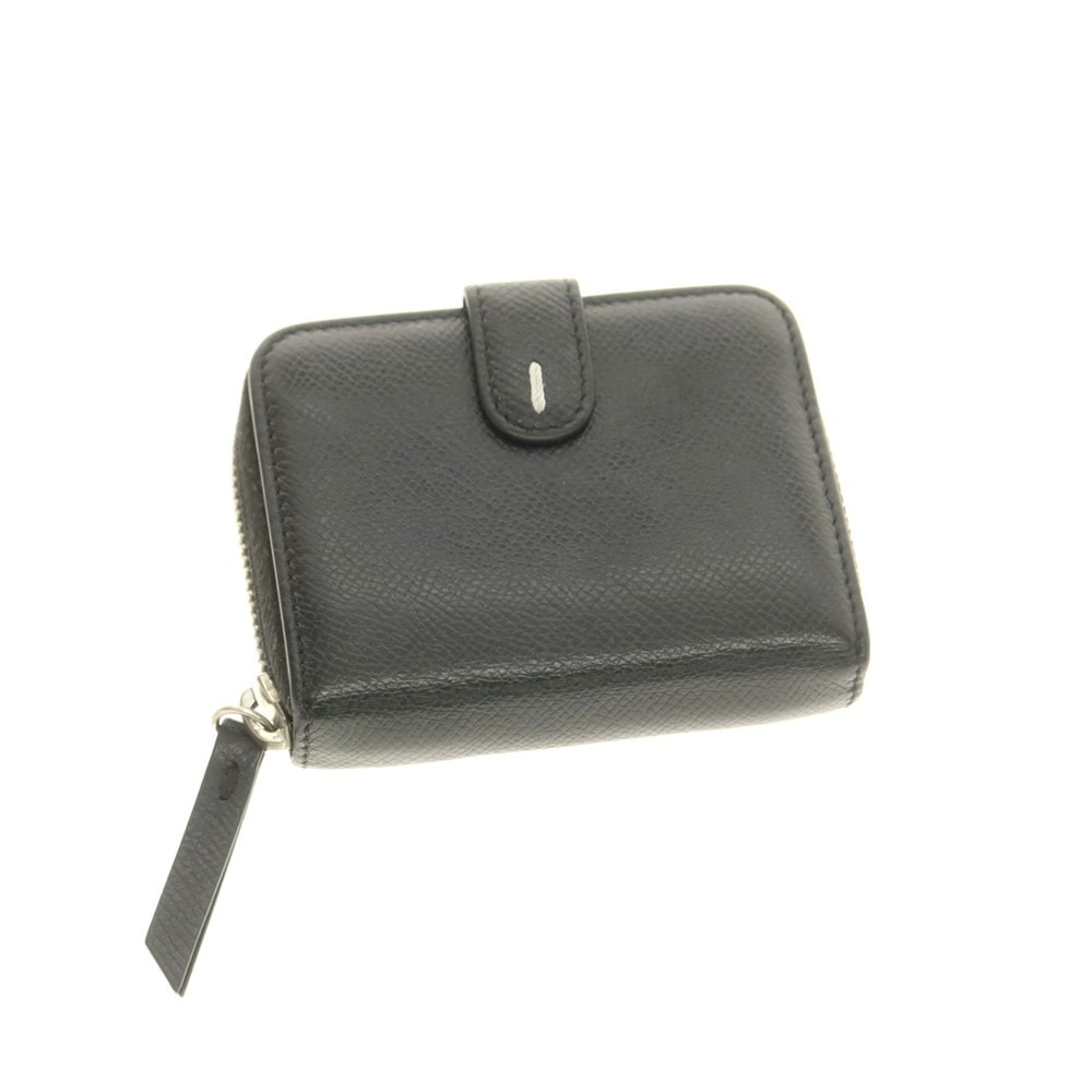 【中古】メゾン マルジェラ Maison Margiela レザー コインケース ブラック【ユニセックス】