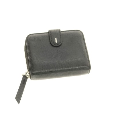 【中古】メゾン マルジェラ Maison Margiela レザー コインケース ブラック【ユニセックス】