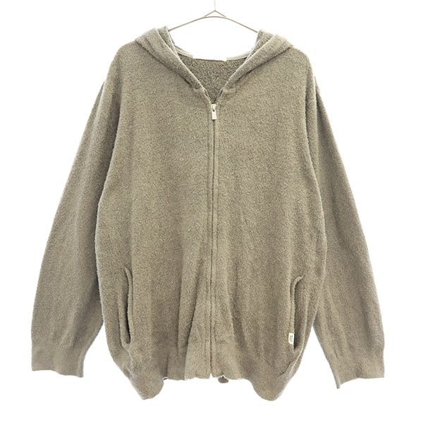 GELATO PIQUE HOMME ジェラートピケオム 長袖 ルームウェア M グレー ジップパーカー ジェラピケ