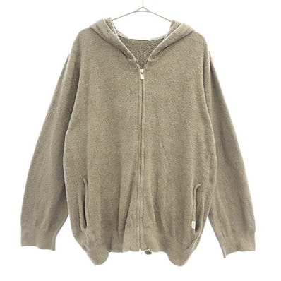 GELATO PIQUE HOMME ジェラートピケオム 長袖 ルームウェア M グレー ジップパーカー ジェラピケ
