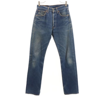 Levi's リーバイス 90s 501xx USA製 オールド ストレートデニムパンツ W28 ウォッシュブルー ジーンズ