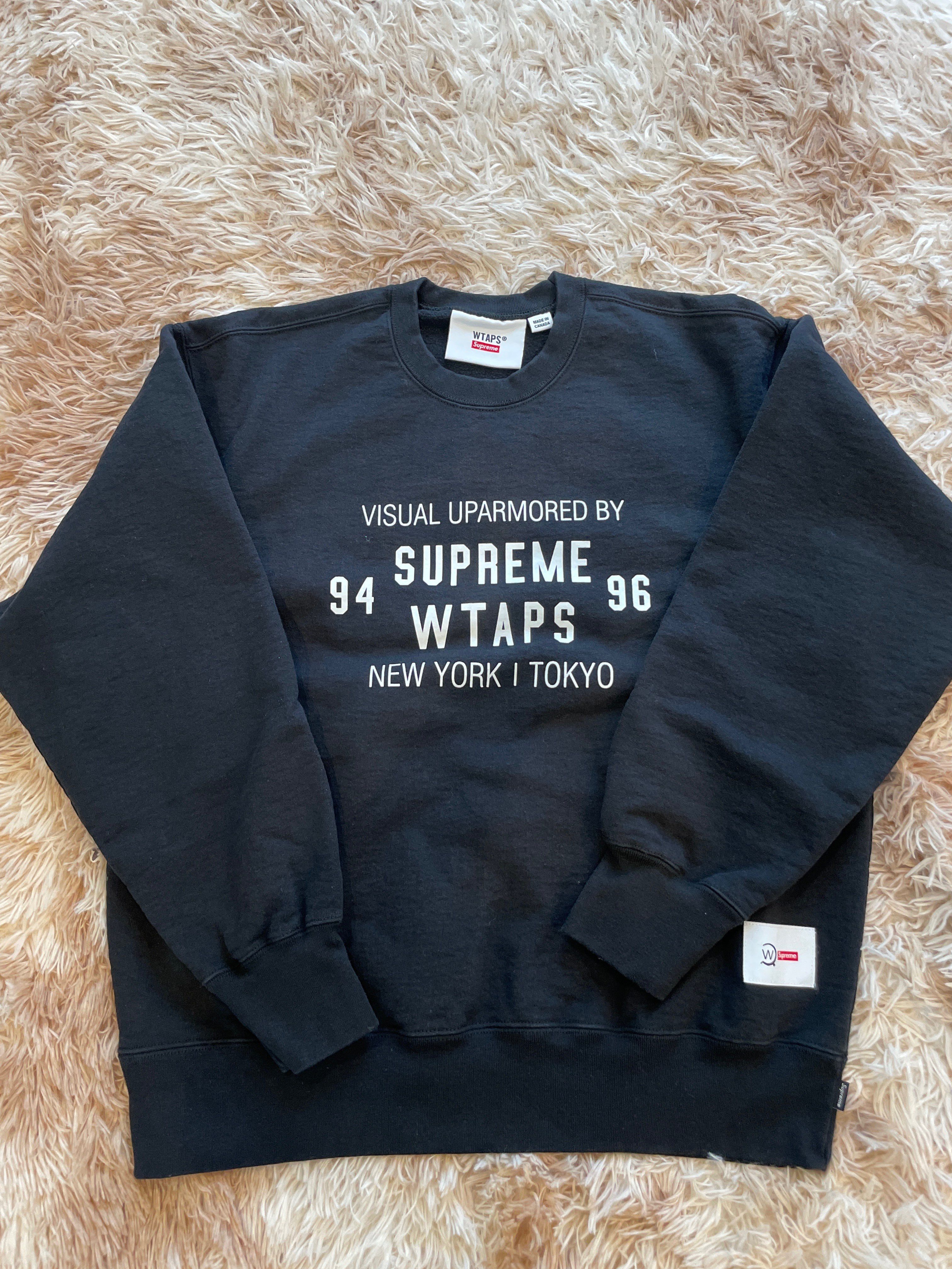 Supreme / WTAPS Crewneck "Black" 21274SPD-CSM03S