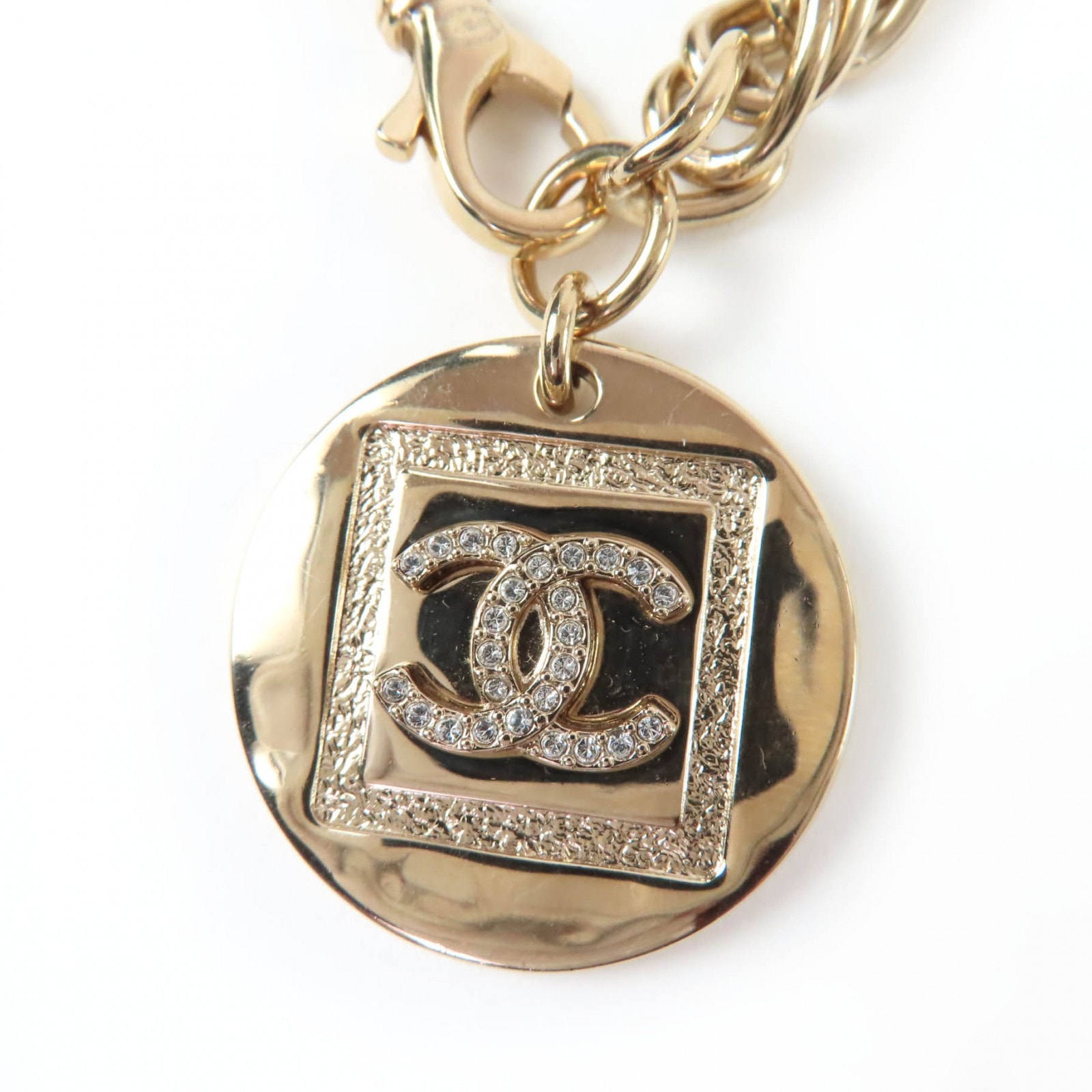 美品 シャネル ネックレス ゴールド レディース B23P