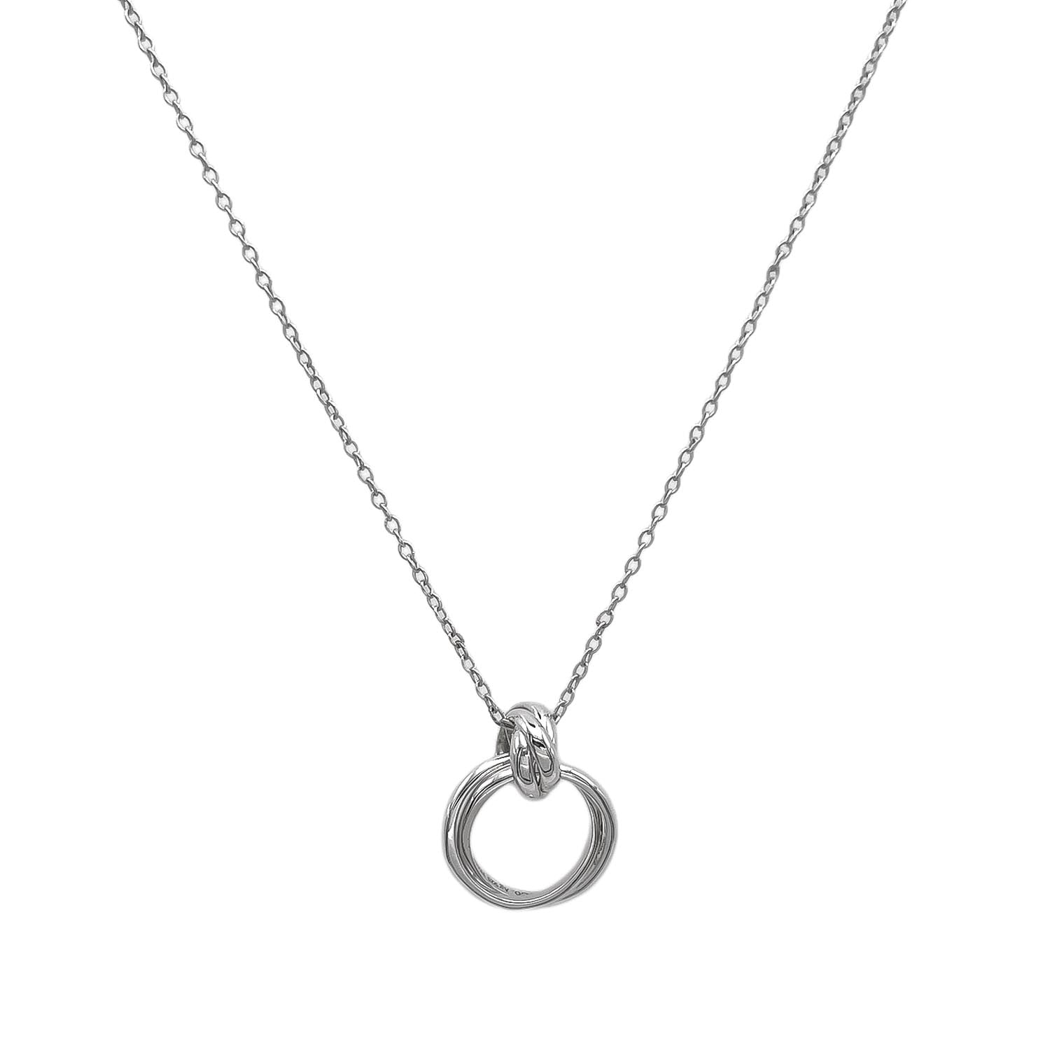 TIFFANY&Co. ティファニー パロマメロディ サークル ネックレス
 SV925 シルバー レディース
 【中古】