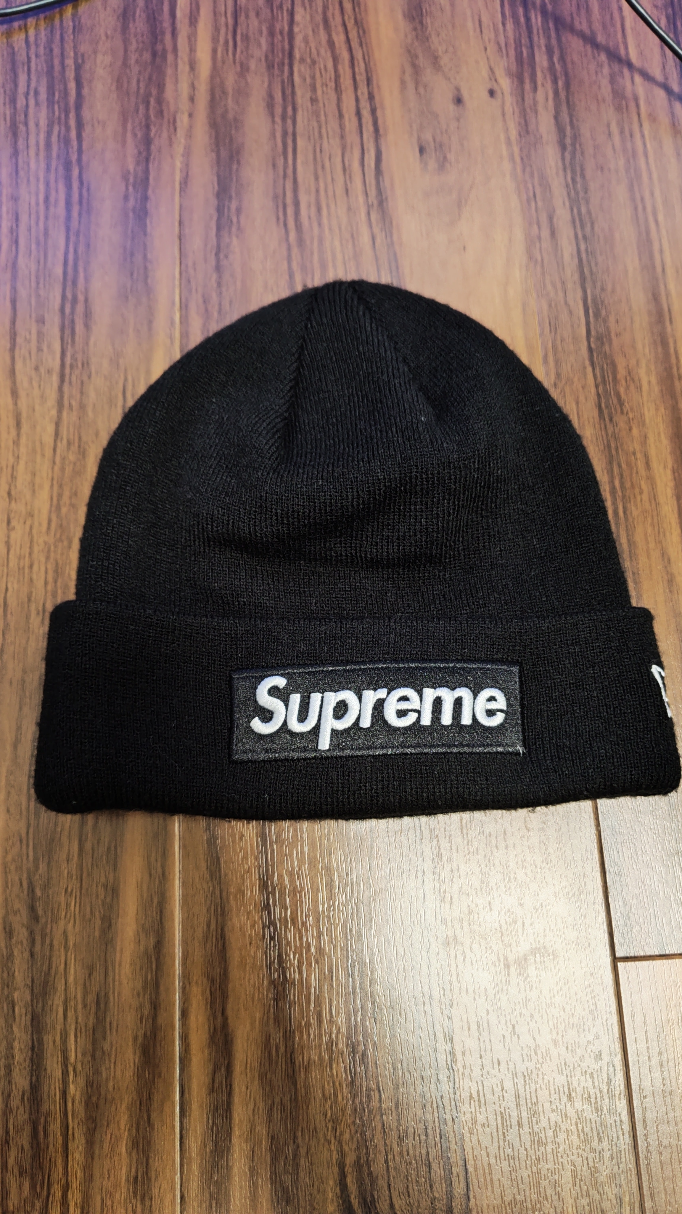 Supreme New Era® Box Logo Beanie "Black" (21FW)