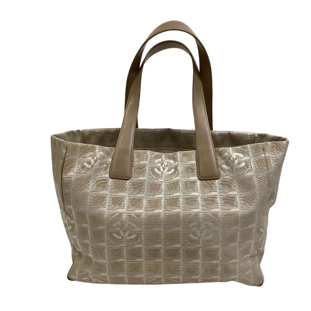 シャネル CHANEL トートバッグ ニュートラベルライン MM ショルダー ハンドバッグ ベージュ