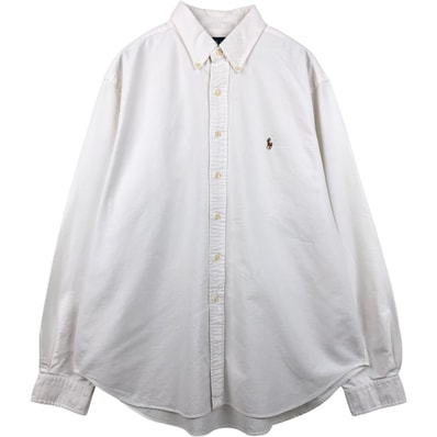 古着 ラルフローレン Ralph Lauren CLASSIC FIT 長袖 ボタンダウンシャツ メンズXL相当/eaa678437
