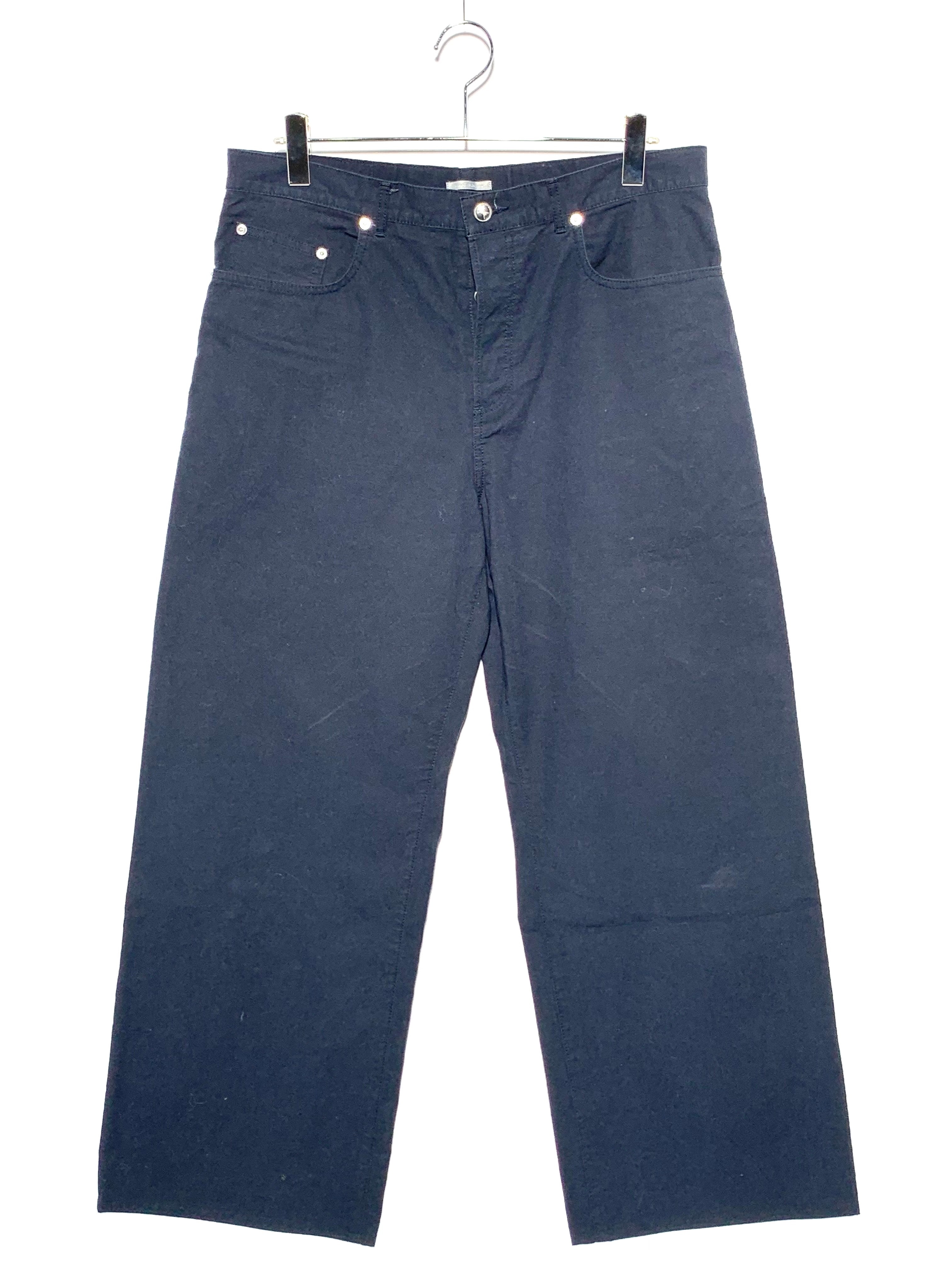 Dior x LEWIS HAMILTON Wide Leg Jeans Cotton "Navy Blue"