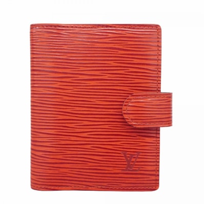 【6dd4154-k】ルイヴィトン 手帳カバー エピ アジェンダミニ R2007B カスティリアンレッド【中古】メンズ レディース ユニセックス