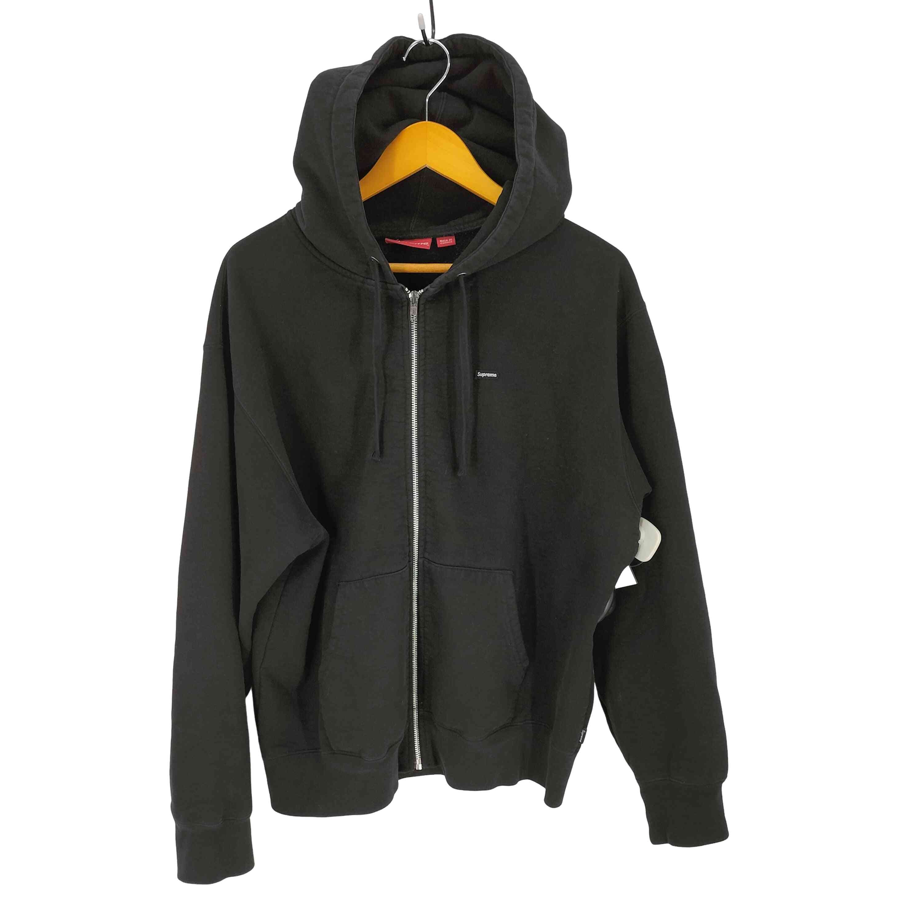 small box zip up hooded sweatshirtAW【1143123382826】