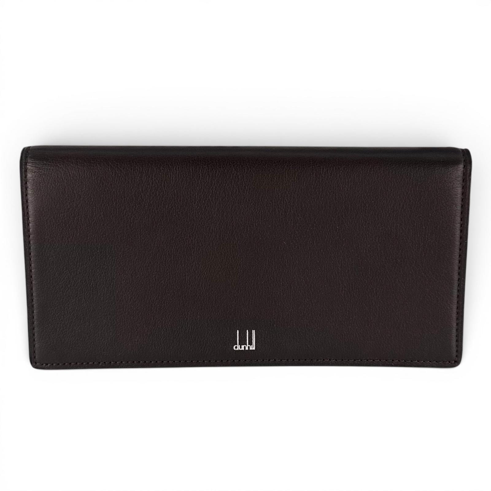 未使用品 ダンヒル 長財布 ダークブラウン メンズ