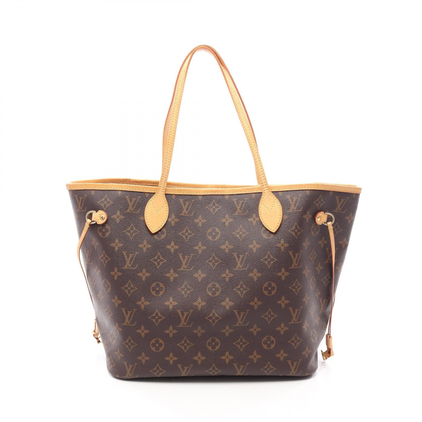 ルイ・ヴィトン LOUIS VUITTON ネヴァーフルMM モノグラム トートバッグ バッグ PVCコーティングキャンバス レザー レディース ブラウン系 M40156 【中古】