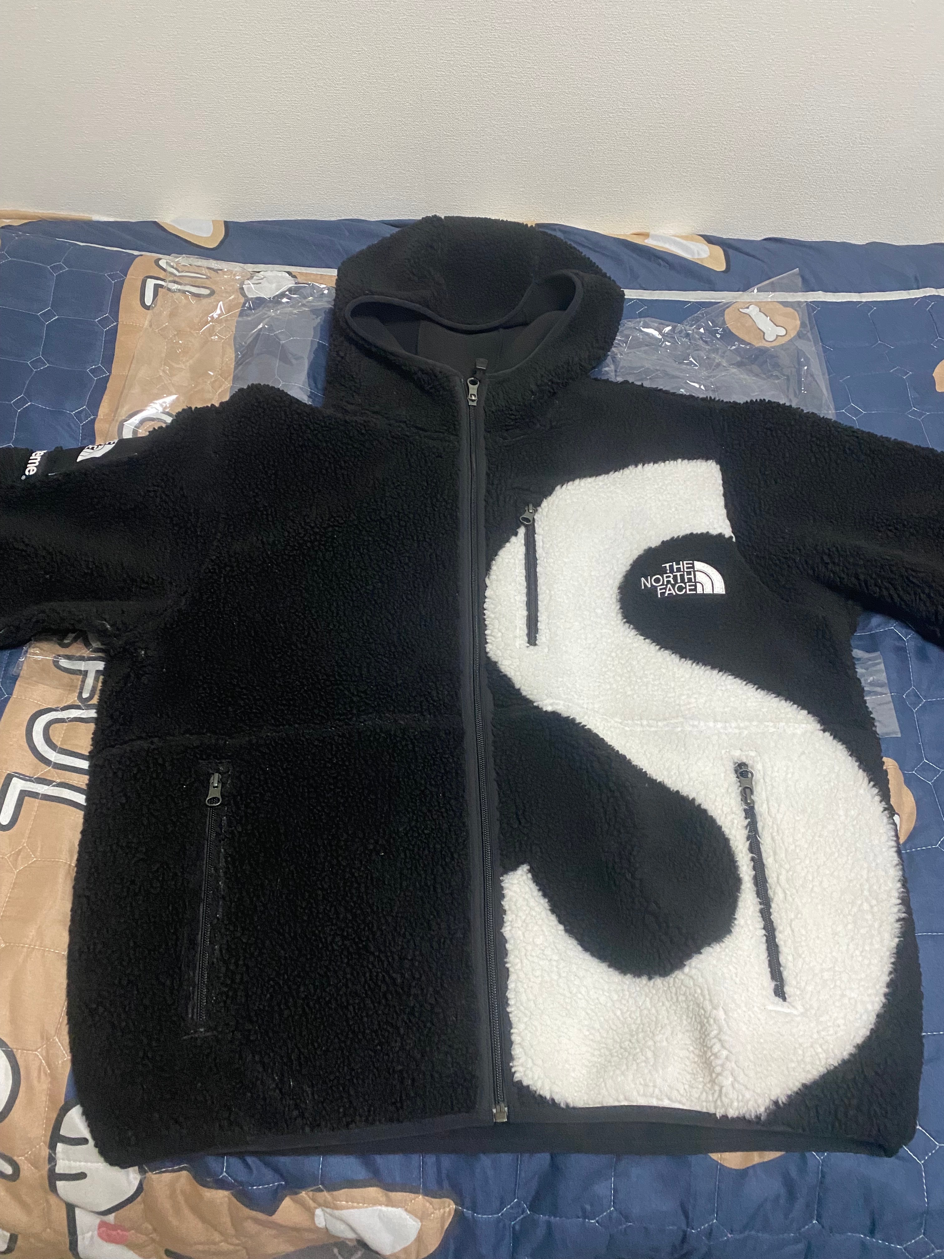 Supreme x The North Face S Logo Hooded Fleece Jacket "Black"