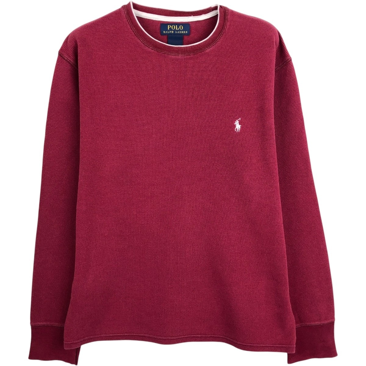 古着 ラルフローレン Ralph Lauren POLO RALPH LAUREN サーマルロンT ワッフル メンズM相当/eaa662150