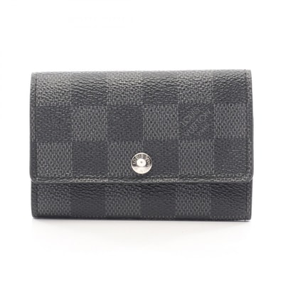 ルイ・ヴィトン LOUIS VUITTON ミュルティクレ6 ダミエグラフィット 6連 キーケース アクセサリー PVC メンズ ブラック系 N62662 【中古】