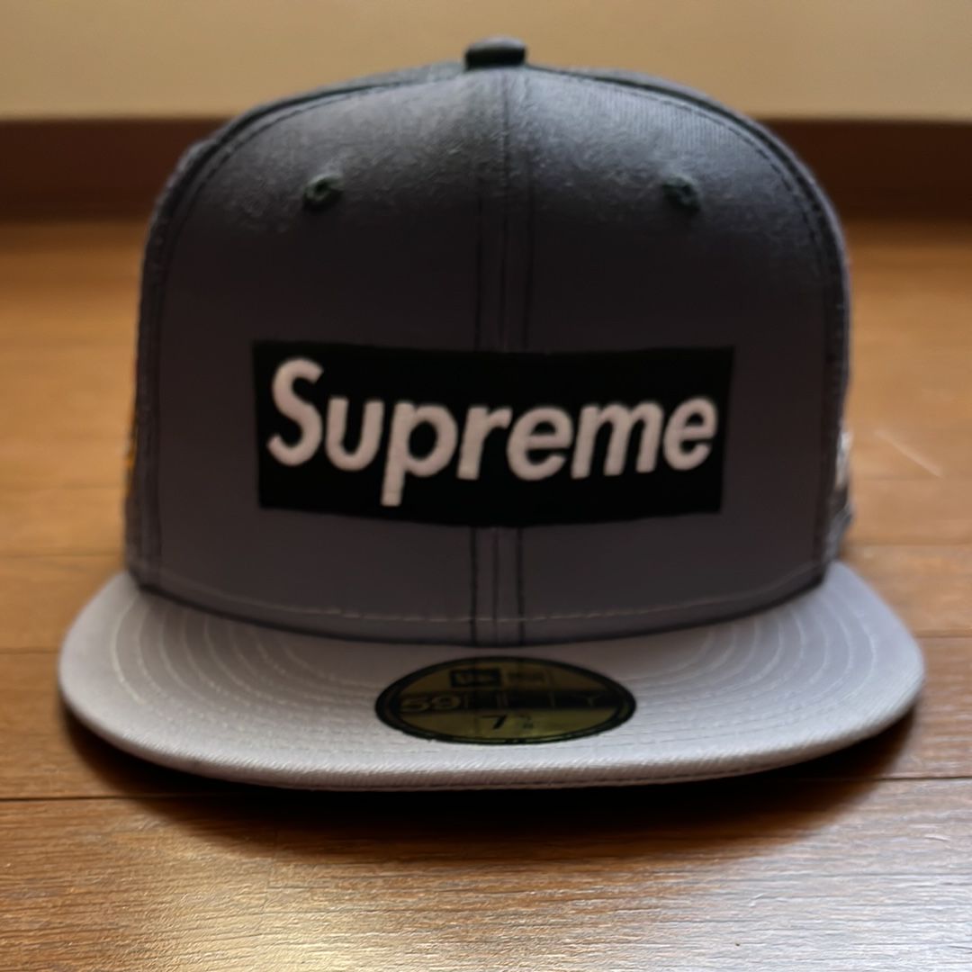 Supreme Gradient Box Logo New Era "Black"