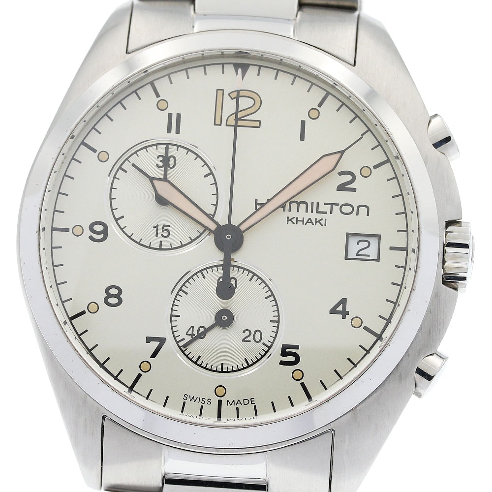 ☆美品 ハミルトン カーキ パイロット H765120 メンズ 【中古】