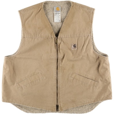 古着 00年代 カーハート Carhartt ダックベスト USA製 メンズXL相当/eaa612858