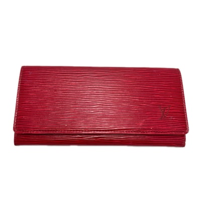 LOUIS VUITTON ルイヴィトン エピ ポルト エン 3 カルト クレディ M65357 レッド 札入れ