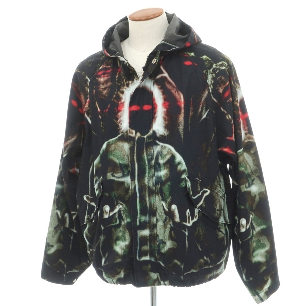 【中古】シュプリーム Supreme 2026年春夏 Hooded Raglan Jacket MAjO TECH コットン フーデッドブルゾン ブラック系【サイズM】【メンズ】