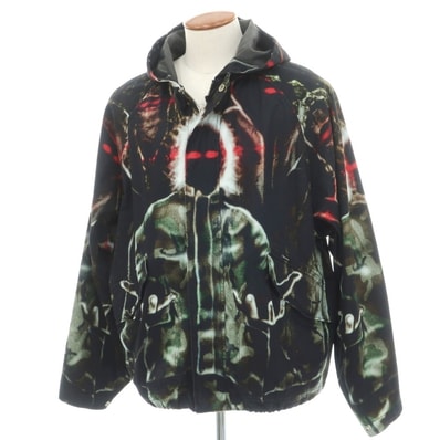 【中古】シュプリーム Supreme 2026年春夏 Hooded Raglan Jacket MAjO TECH コットン フーデッドブルゾン ブラック系【サイズM】【メンズ】