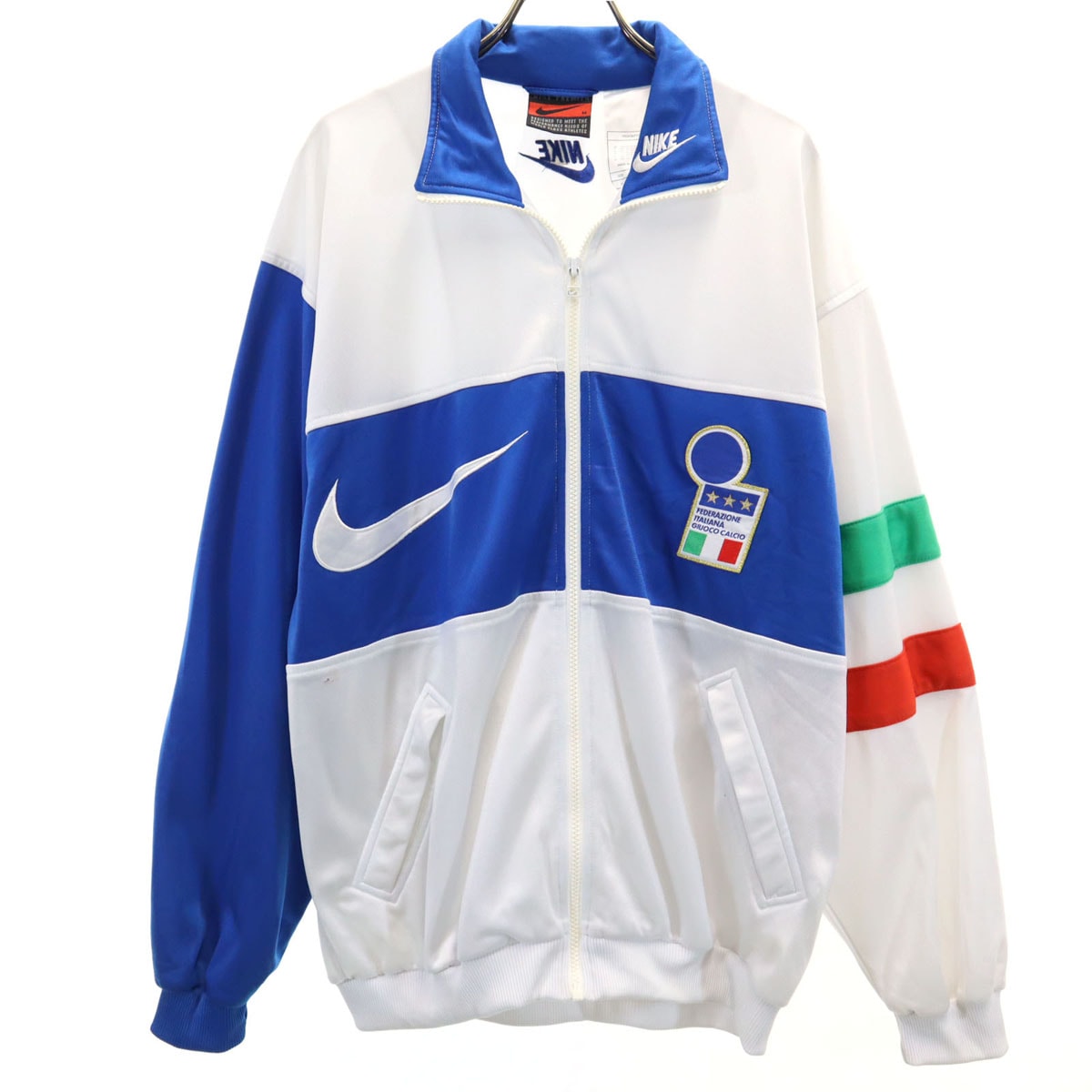NIKE ナイキ 90s オールド イタリア代表 トラックジャケット M ホワイト ジャージ