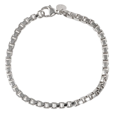 TIFFANY&Co. ティファニー ベネチアン リンク ブレスレット スターリングシルバー シルバー【中古】