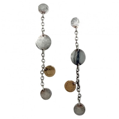 HERMES エルメス ピアス セリエ コンフェッティ アクセサリー ジュエリー Au750 18金PG シルバー925 K18ピンクゴールド ゴールド シルバー レディース 約7.0g【中古品】