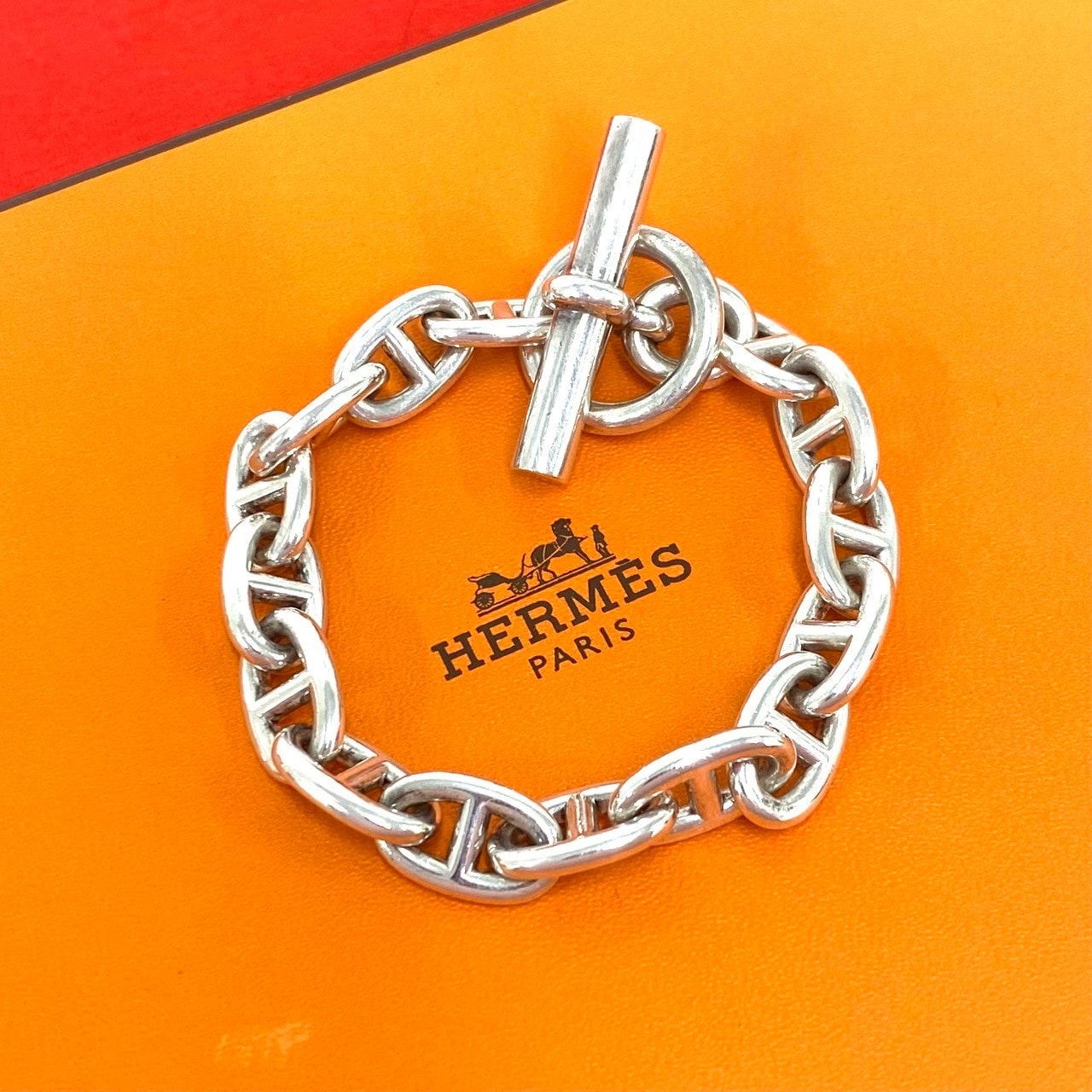 HERMES エルメス シェーヌダンクル MM ブレスレット シルバー925 ブレスレット シルバー
 41072