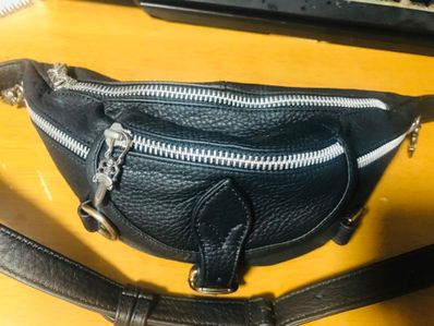 Chrome Hearts Snat Pack Leather XL West Bag "Black"
